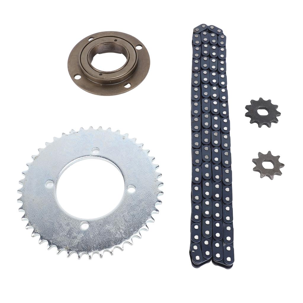 T8F Front and Rear Sprocket Chain Kit with 116 Links Chain 10mm 10TH 44T Rear Chain Sprocket Toothle