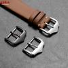16mm 18mm 20mm Watch Band Metal Buckle Strap Solid Triangle Button Stainless Steel Polished Clasp Silver Black Watch Buckles