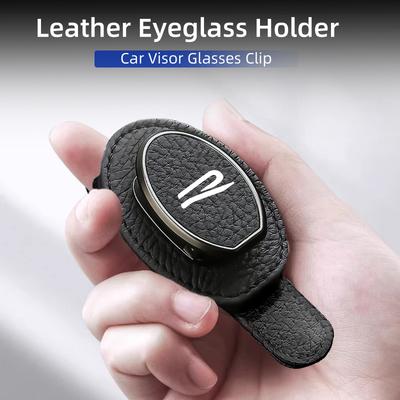Car Sunglasses Holder Car Metal Leather Clip Auto Interior Accessories For Volkswagen VW Golf Jetta Passat Mk4 Mk5 Mk6 CC Golf 5 7UED
