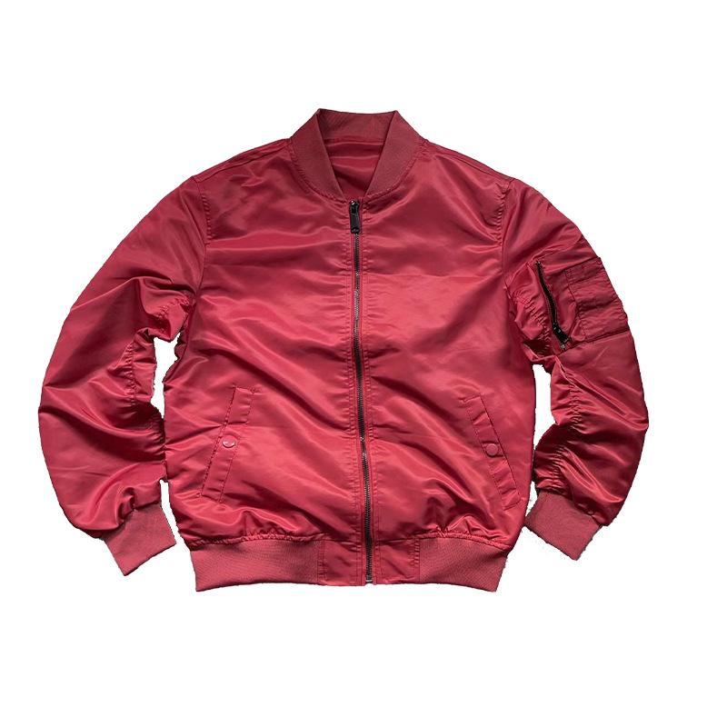 Мужская куртка-бомбер Легкие летные куртки Повседневная куртка из софтшелла Varisty для мужчин Модная повседневная однотонная ветровка весной и осенью