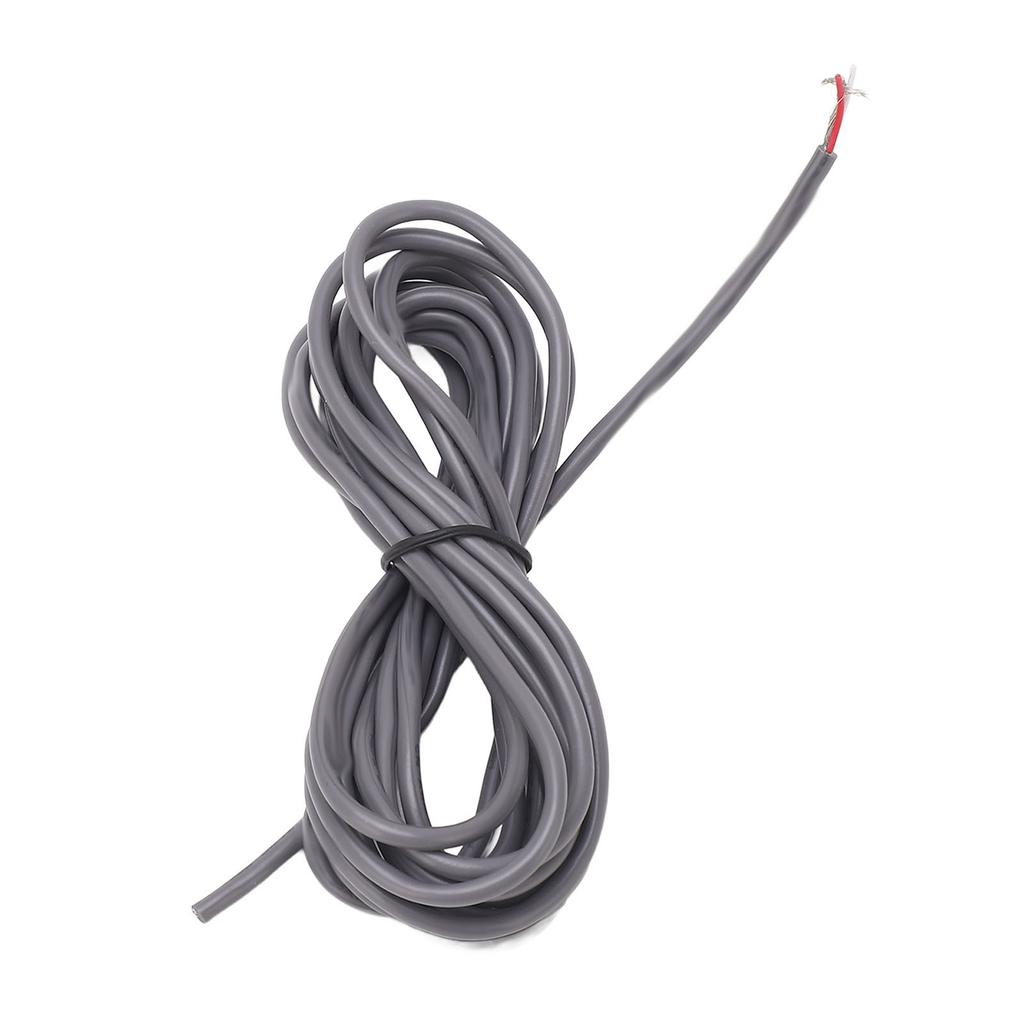 Провод для гитарной схемы серого цвета, 2 проводника, диаметр 3,2 мм, 3 м, соединительный провод для гитары