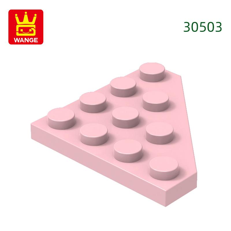 Нетоксичные 65 шт./лот 30503 4x4 Клиновидные строительные блоки Moc Насыпные детали Совместимые с Brick DIY Сборная игрушка для детей Подарочная коробка
