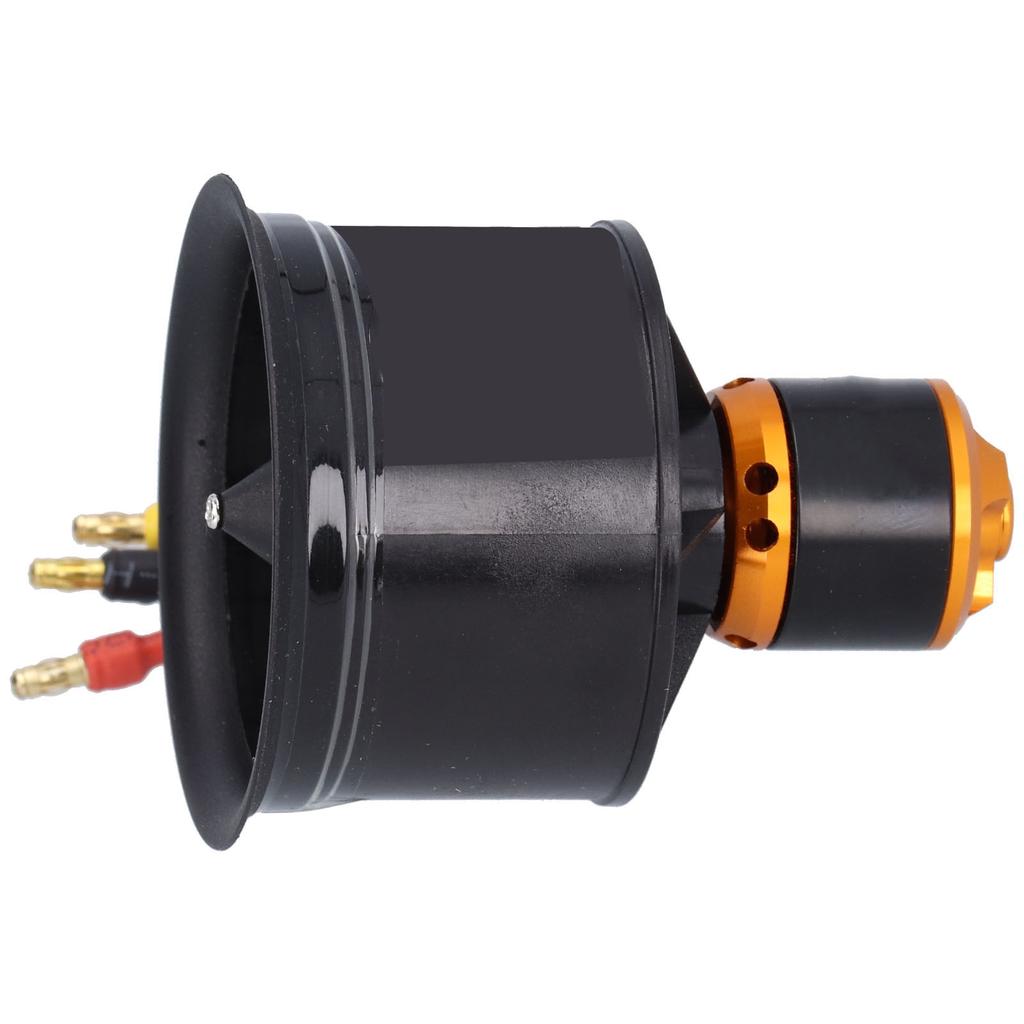 RC 50mm Electric Ducted Fan 12 Blades Ducted Fan with Brushless Motor for RC PlanesClockwise 4600KV
