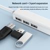 USB Ethernet Adapter USB Type C To Rj45 Lan Port 100Mbps Gigabit Network Card USB 2.0 Dock Station for PC Computer Laptop
