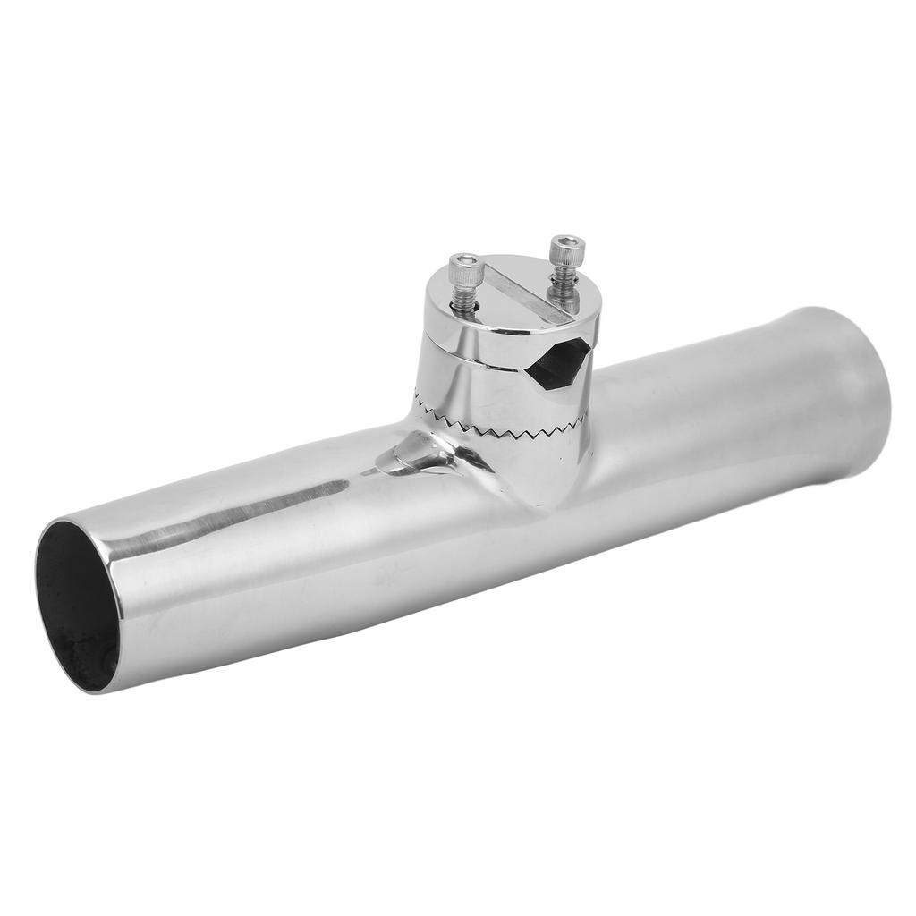 Fishing Rod Holder Clamp On 32 Angles 316 Stainless Steel Mirror Finished for 7 8in ‑ 1in Rail