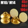 M14 M10 Алмазная пайка Плоская шлифовальная головка Мраморный каменный столешница Обрезка Черновая полировка Диск Угловая шлифмашина Абразивная накладка