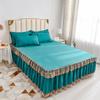 Комплект из 3 предметов, весна и лето, новая матовая юбка-кровать, покрывало Simmons, защитное покрывало для кровати, комплект простыней, комплект королевских размеров, комплект простыней