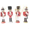 4x Christmas Nutcracker Hanging Decor, Xmas Tree Pendants Display, Party Favor Reusable