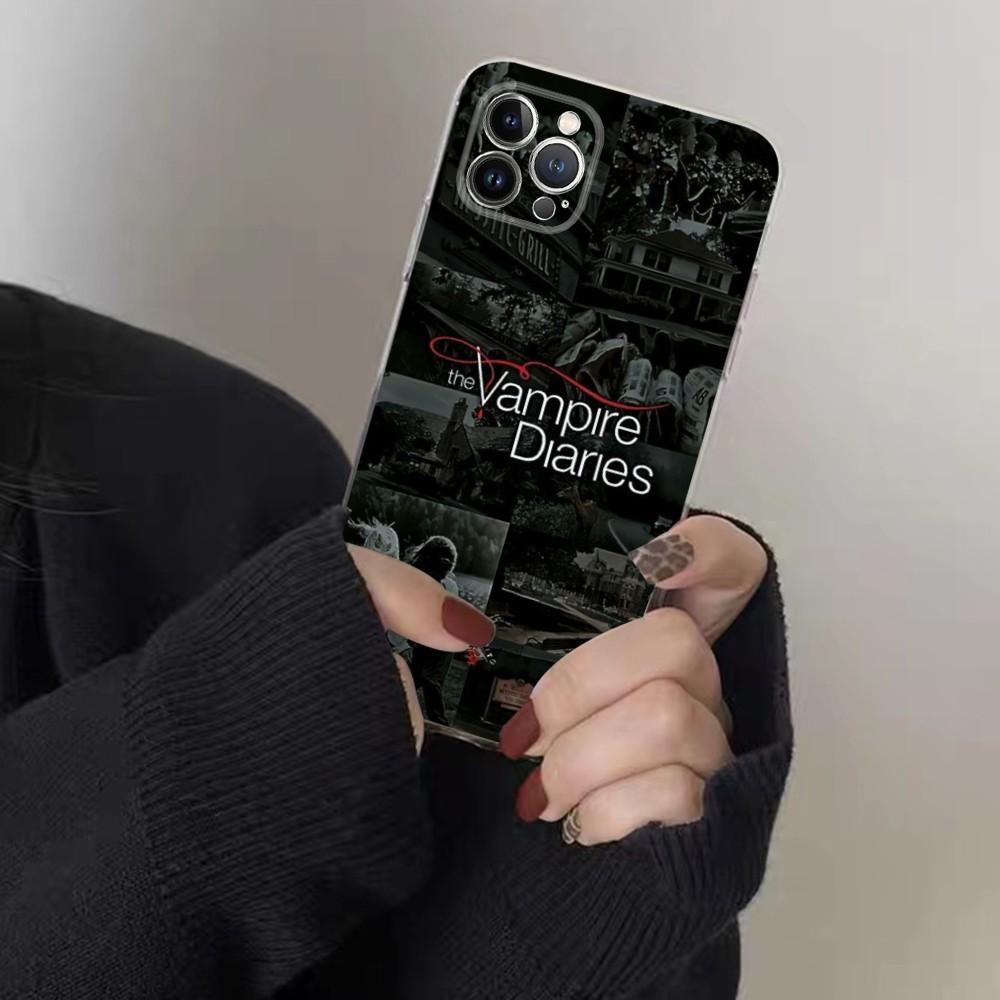 Чехол для телефона American Movie The Vampire Diaries для IPhone 16 15 8 7 6 6S Plus X SE XR XS 14 11 12 13 Mini Pro Max