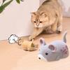 Wear-resistant Electric Hamster Toy Cute Simulation Hamster Cat Teasing Toys  for Puppy Kitten