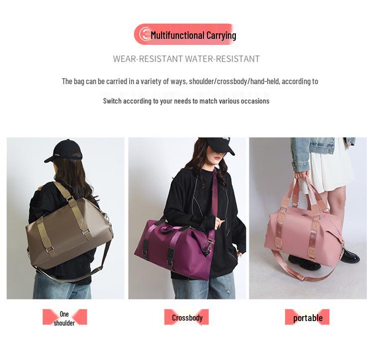 Lightweight Travel Bag with Wet/Dry Separation, Large Capacity, Customizable Logo for Swimming and Fitness