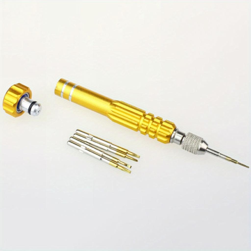 5 In 1 Precision Watch Glasses Maintennance Phone Repair Screwdriver Open Tool Set Kit