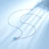 Umcho Jewelry Set Blue Topaz Ring Earrings Pendant 925 Sterling Silver Ladies Jewelry Set