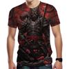 2024 Новая мужская одежда Dragon Warrior с 3D-принтом Hayahara Fun Pattern Футболка Летняя повседневная мода мужские свободные футболки Топы