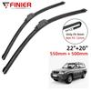 2 шт. щетки стеклоочистителя для Hyundai Terracan 2001-2007 22 "20" подходят для переднего лобового стекла, щетки для окон, резак, аксессуары 2003 2004 2005 2006 2007