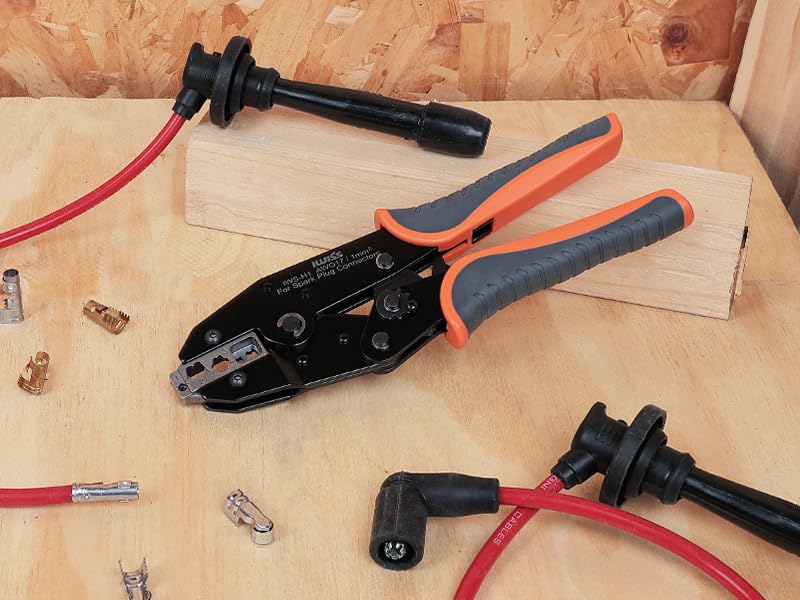 IWISS Spark Plug Plug Plug IG Connector for Spark Plug Crimping Connector, Cord, Cable, Cord, Pliers, IWS-H1