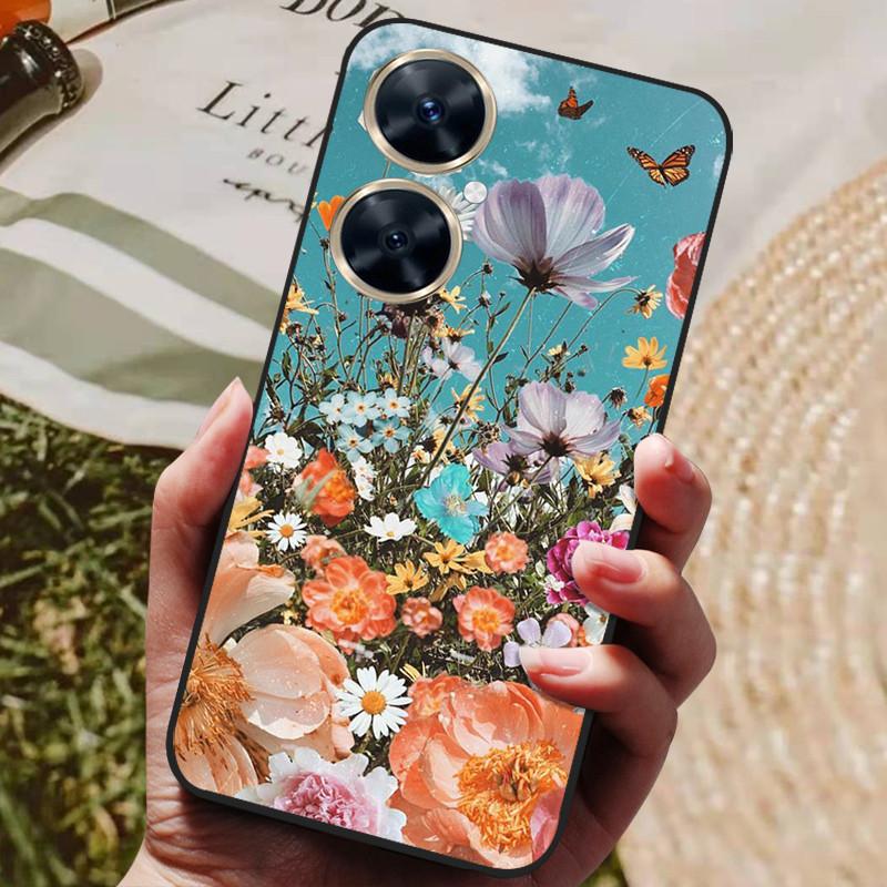 For Funda Huawei Nova 11i Case Soft Silicone Wolf Back Cover Phone Cases for Huawei Nova 11i MAO-LX9 Case Nova11i 11 i Coque