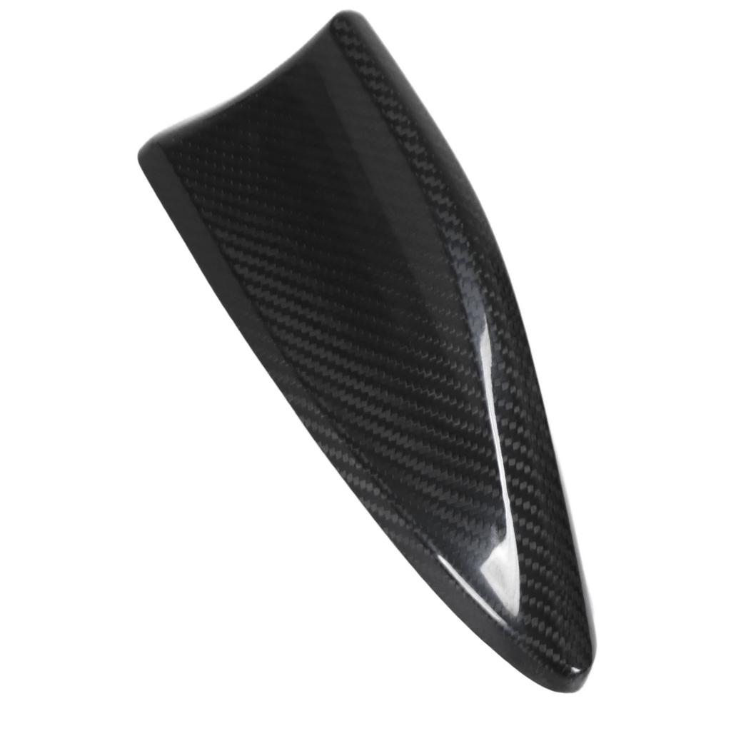 Shark Fin Antenna Cover Black Self Adhesive Carbon Fiber Decoration Antenna Cover Replacement for