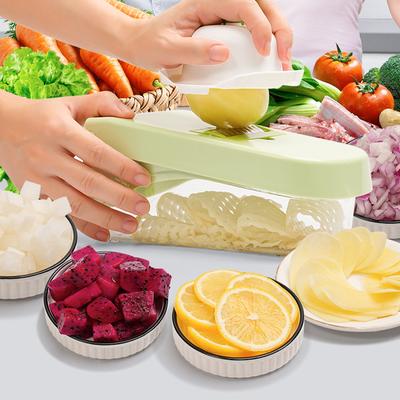 Многофункциональная овощерезка, кухонные инструменты, шинковки, слайсер с корзиной, измельчитель для фруктов и картофеля, терка для моркови