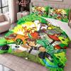 Ben 10 3Pcs Bedding Set Duvet Cover With Two Pillowcases For Bedroom Home Decoration