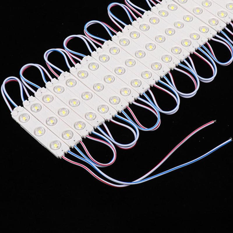 20 шт. Модуль 2835 SMD с 3 светодиодами DC12V Инжекционный Водонепроницаемый IP67 Декоративный 2835 Жесткая Светодиодная Лента Лампа Холодный Белый