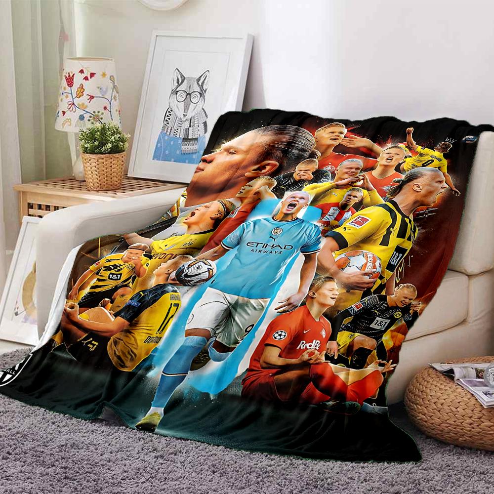 Norwegian Football Legend Blankets Flannel Printed Breathable Warm Throw Blanket for Home Office Bedspreads 0708a73