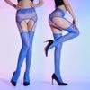 Wow wide waist lace hip sling stockings women's large size removable fat mm sling oil bright pure temptation