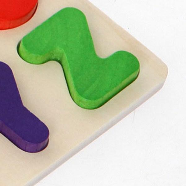Трехмерный пазл Todoribro Alphabet Woodentoy-B, 1, 26 деталей, Лучший пазл для малышей в Корее