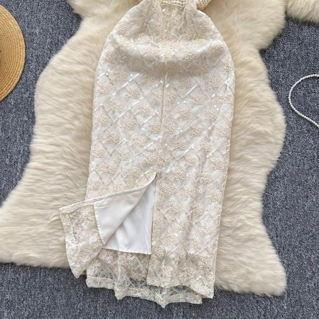 Summer Small Size Women Embroidery Flower Sequined Slim Bodycon Student Princess Party Dresses For Graduation