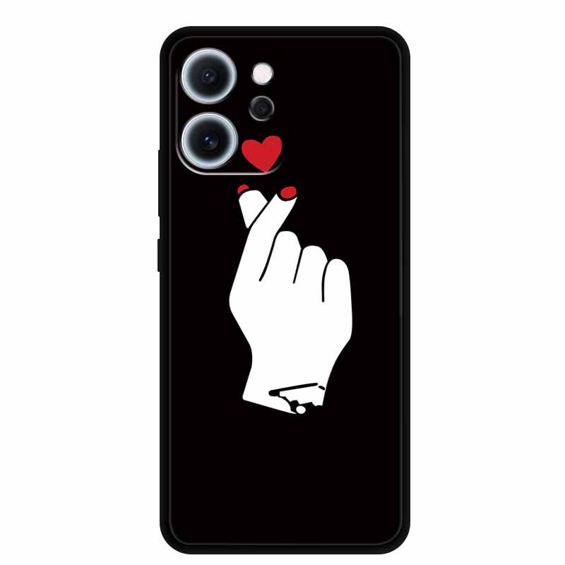 Cartoon Phone Case For Oppo Reno15 F Soft TPU Silicone Protector Relief Flower Emboss 3D Cover Funda Reno15F 15F Bumper Shield