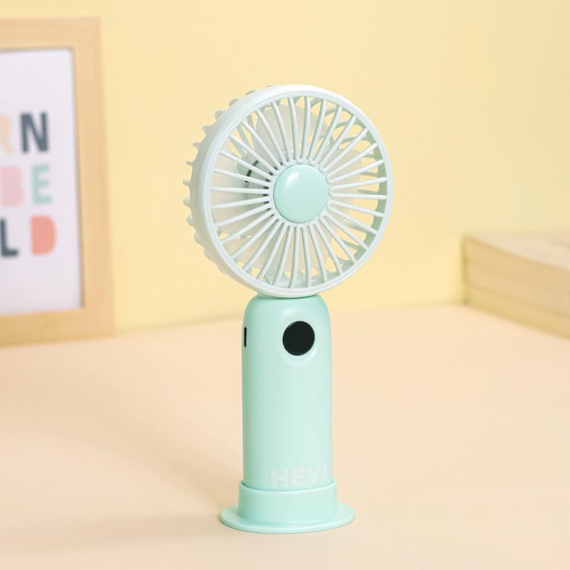 Smart USB Rechargeable Handheld Mini Fan with Digital Display