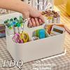 Storage Basket with Handle - Lightweight Desk Organizer for Pencils,Markers Perfect for Thanksgiving & Back-to-School Essentials