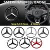 DGO2  For AMG Car For Mercedes benz AMG 1pcs 52mm 57mm Car Steering Wheel Badge Emblem Sticker Auto-Styling For Mercedes Benz A B C E