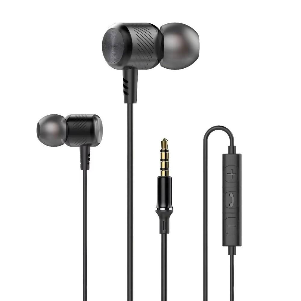Noise Reduction Wired Headphones Stereo Sound Wired Earbuds With Mic Bass Earphones Daily Use