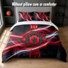 Дизайн Manchester United Постельное белье 1 пододеяльник + 2 наволочки Мягкое дышащее домашнее постельное белье