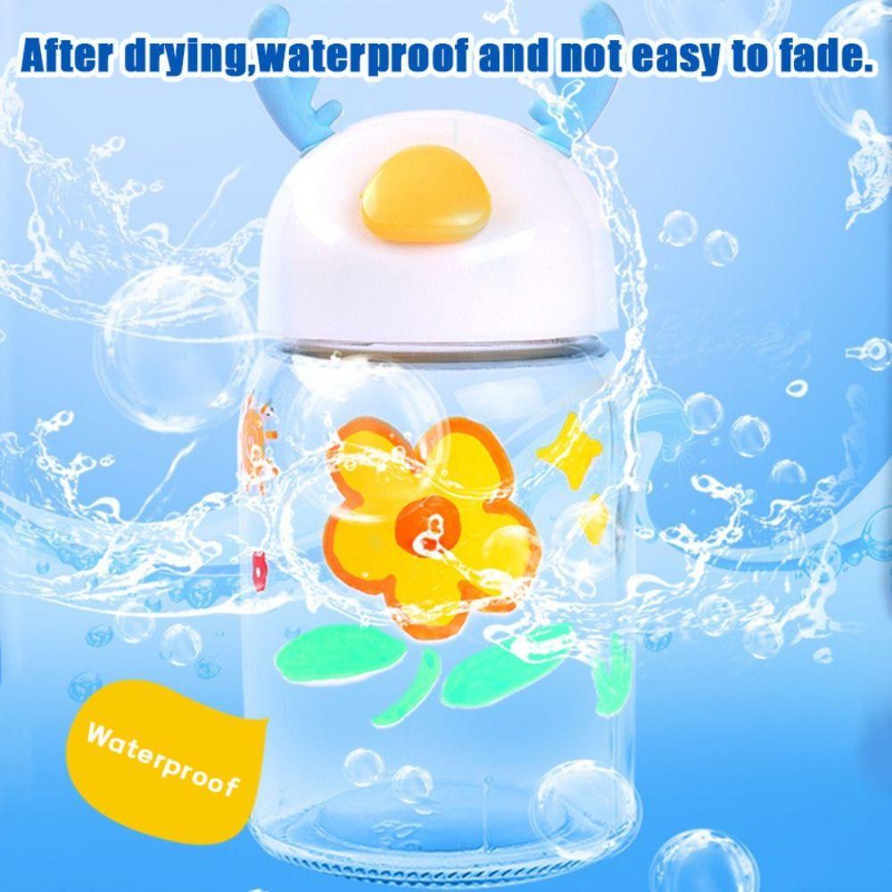 12-120 Цветов Штабелируемые Цветные Акриловые Маркеры Смываемые Художественные Маркеры для Рисования Краска для Камня