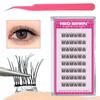 Lash Clusters Set No Glue Needed Self Adhesive Eyelashes Korean Makeup Natural Look Wispy Individual Eyelashes New Manga Lashes