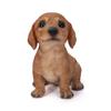 Ubia Dachshund Raising Its Head, 11.5 X 7.5 X 11cm, Figurine, Animal, Garden Decor, Dog, H23081