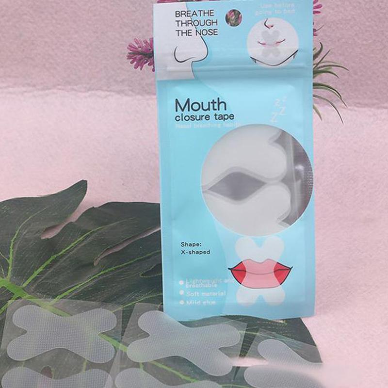 Kids Adult Anti-Snoring Stickers Sleeping Closed-Mouth Stickers Breathing Correction Patch Shut Up Patch Orthosis Tape