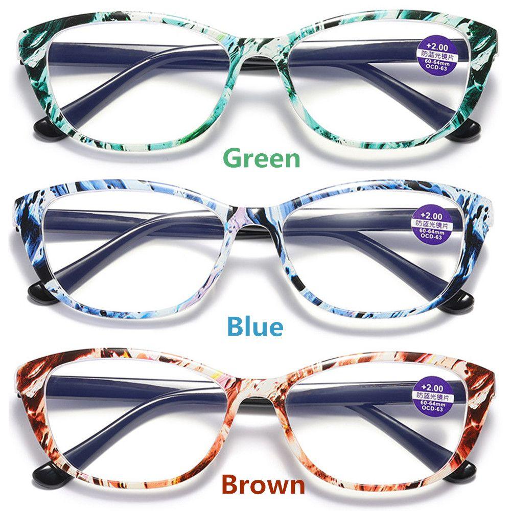 Женские портативные очки для защиты глаз, элегантные, с защитой от синего света, ультралегкие очки для чтения