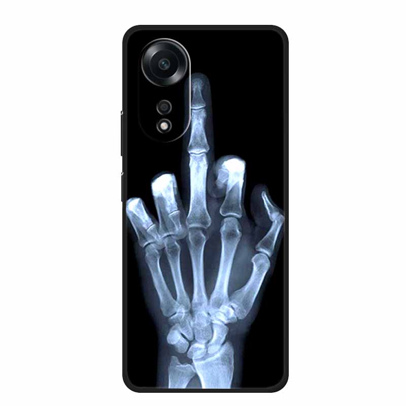 Для Oppo A58 4G Чехол Животные Мягкий Силикон ТПУ Задняя Крышка Чехлы Для Телефона Для Oppo A38 4G A78 4G CPH2577 Волк Ударопрочный чехол Capa