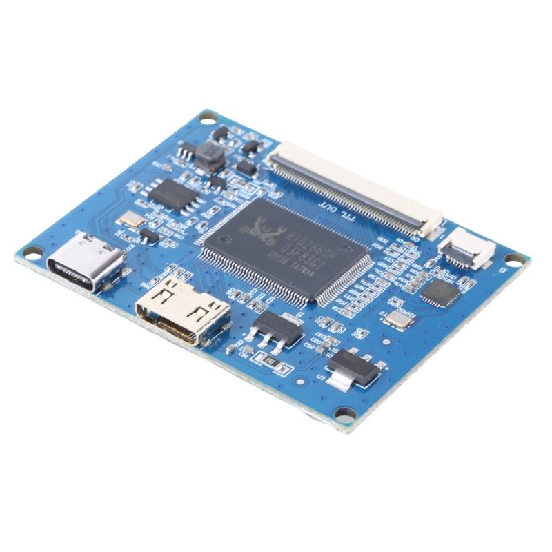 Плата драйвера LCD Type C 5V Модуль дисплея с сенсорным экраном Плата 50-контактная TTL Разрешение 800x480 Поддержка AT070TN92