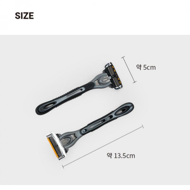Daiso Doruko 6 Blade Male Shaver 2p
