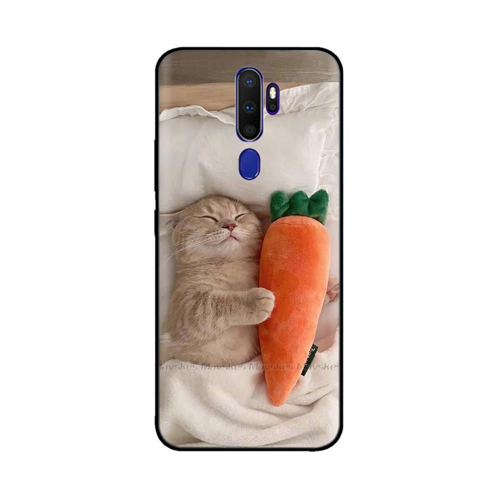 Чехол для Oppo A9 2020 Чехол для Oppo A5 2020 Милый мультяшный painted чехол Мягкий ТПУ чехол для телефона Для Oppo A11X OppoA5 OppoA9 2020 Бампер Fundas