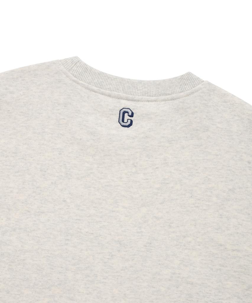 COVERNAT Arch Logo Sweatshirt Oatmeal