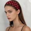 Korean Style Rivet Headbands Solid Color Elastic Hair Band Elegant Punk Headwrap  Hair Accessories