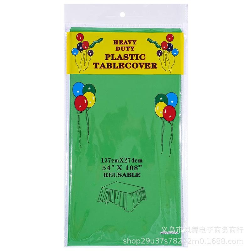 Popular Solid Color Tablecloth Restaurant Tablecloth Disposable Party Table Tablecloth Party Decoration Supplies Disposable Tablecloth