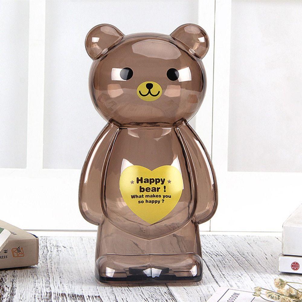 Kindergarten Home Decor Manage Funds Bear Piggy Bank Cartoon Saving Box Kids Toys Birthday Gifts