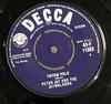 7inch Record PETER JAY & THE JAYWALKERS - Totem Pole / Jaywalker  45F11593 Decca 1963 UK Rock Used
