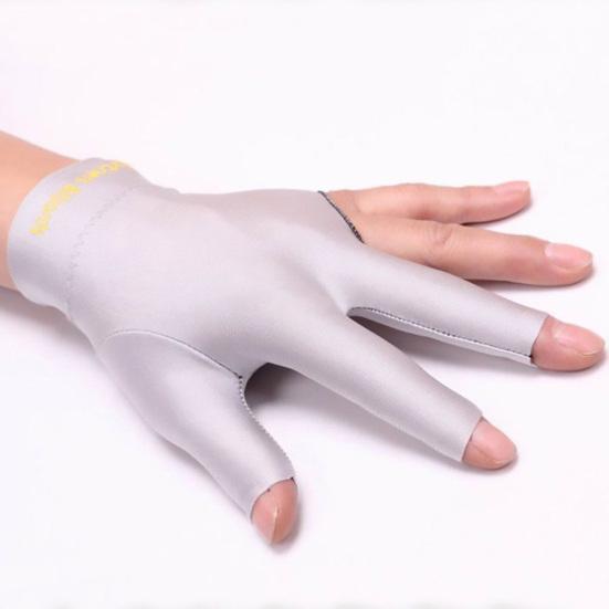 1Pc Spandex Snooker Billiard Cue Gloves Pool Left Hand Open Three Finger Glove